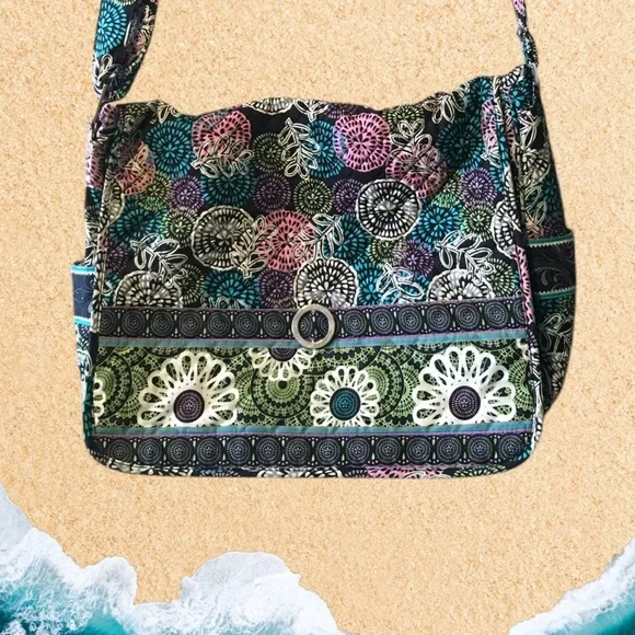 Multicolor Patterned Shoulder Bag - Picture 3 of 9